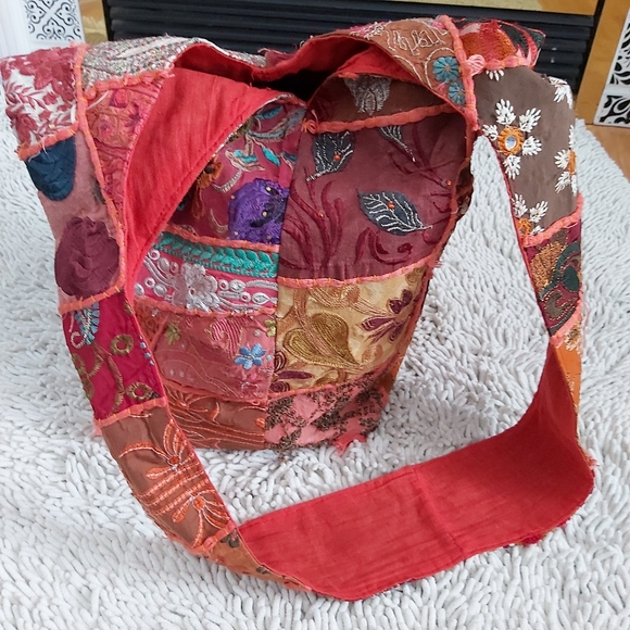 Unbranded boho patchwork hobo bag - Picture 1 of 11